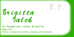 brigitta valek business card